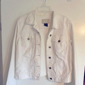 White denim jacket